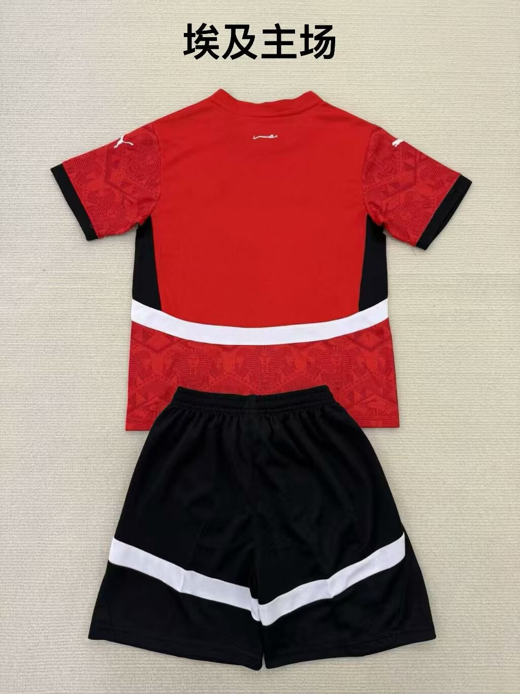 Egypt 2024/2025 Kids Home Fan Version Football Jersey