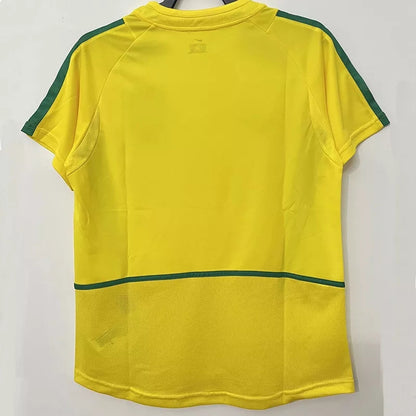 Retro Brazil 2002 Home Football Jersey