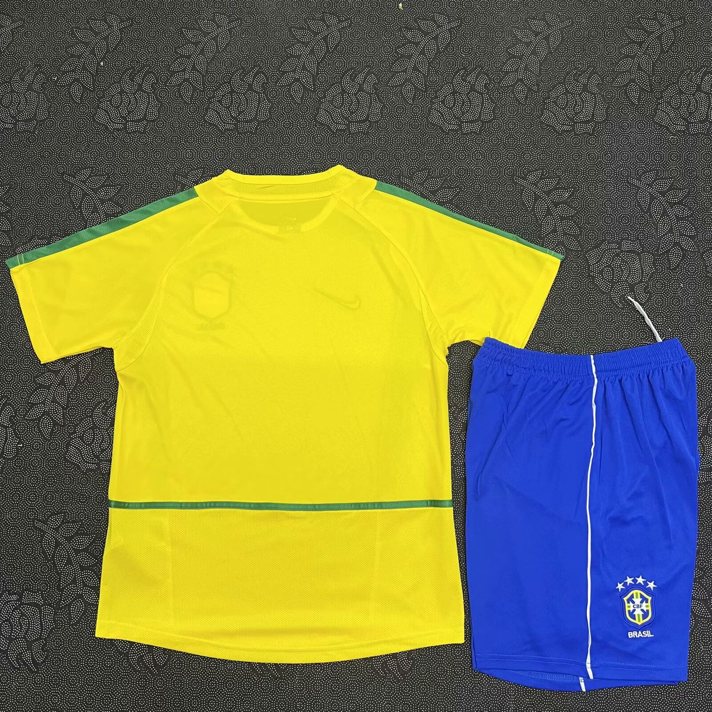 Retro Brazil 2002 Home Football Jersey