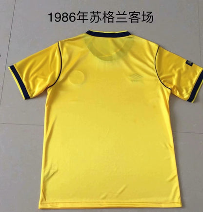 Retro Scotland 1986 Away Football Jersey