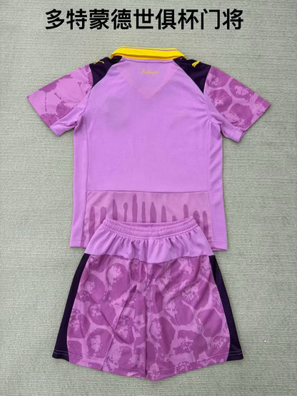 Borussia Dortmund 2025/2026 Kids Goalkeeper Football Jersey