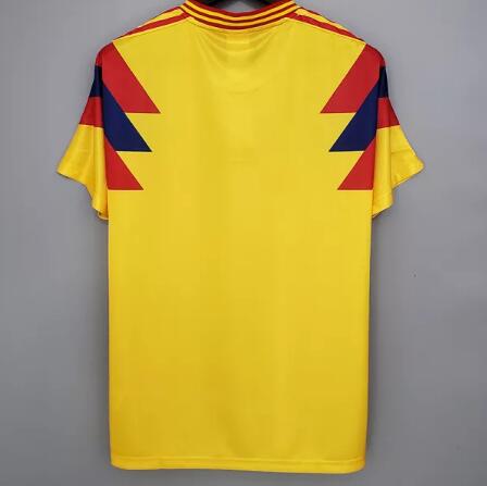 Retro Colombia 1990 Home Football Jersey
