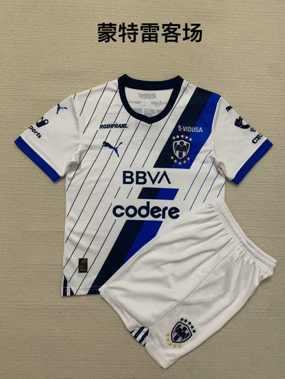 Monterrey 2023/2024 Kids Away Football Jersey