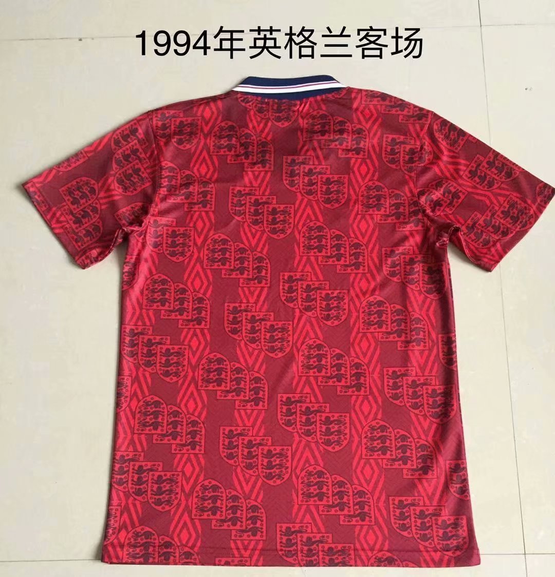 Retro England 1994 Away Football Jersey