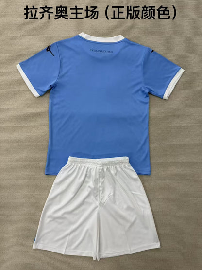 Lazio 2025/2026 Kids Home Football Jersey