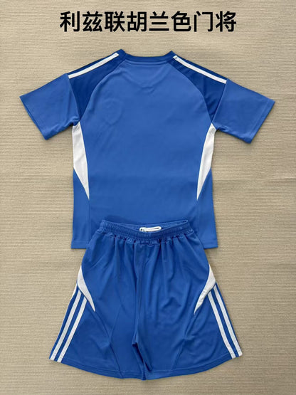 Leeds United 2025/2026 Kids Goalkeeper Fan Version Football Jersey