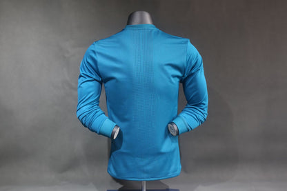 Retro Real Madrid 2017/2018 Third Long Sleeve Player Version Football Jersey