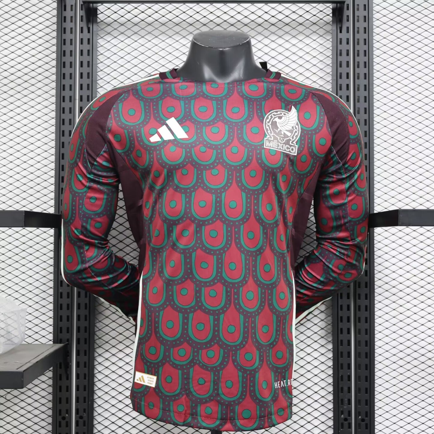 Mexico 2024/2025 Home Long Sleeve Player Version Football Jersey