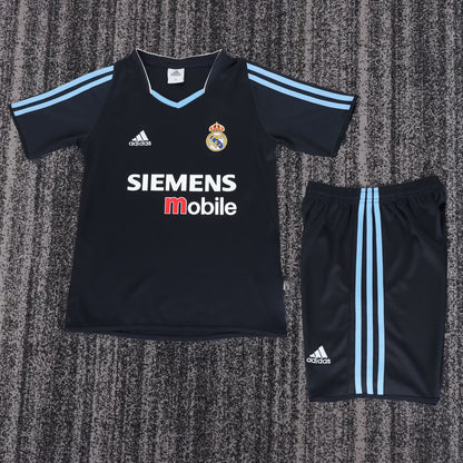 Retro Real Madrid 2003/2004 Kids Away Fan Version Football Jersey
