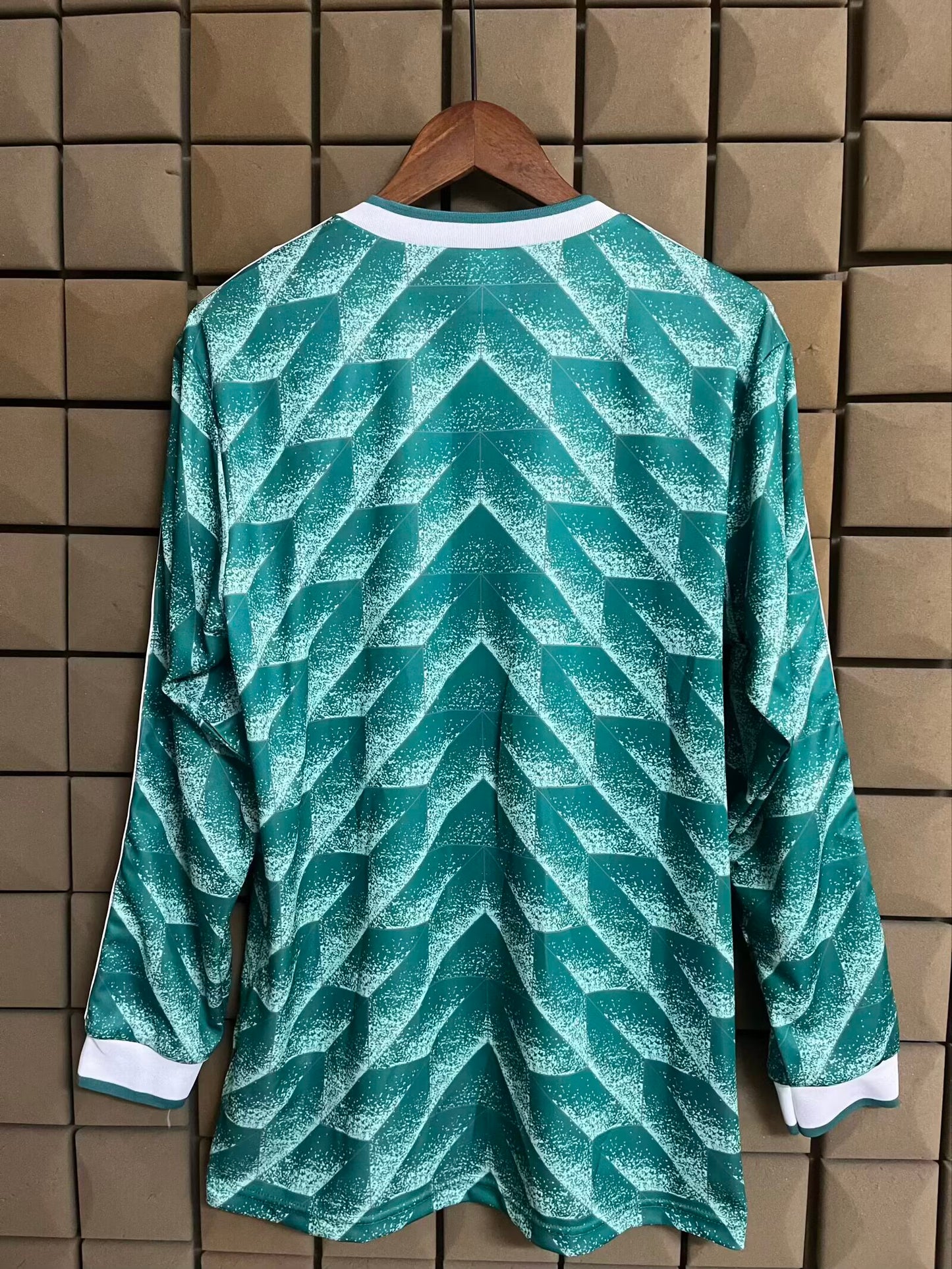 Retro Germany 1990 Away Long Sleeve Football Jersey
