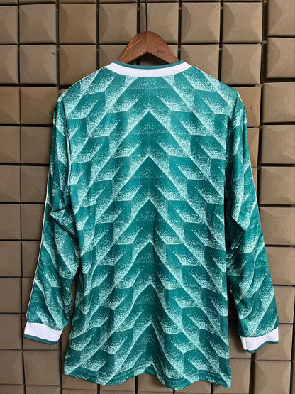 Retro Germany 1990 Away Long Sleeve Football Jersey