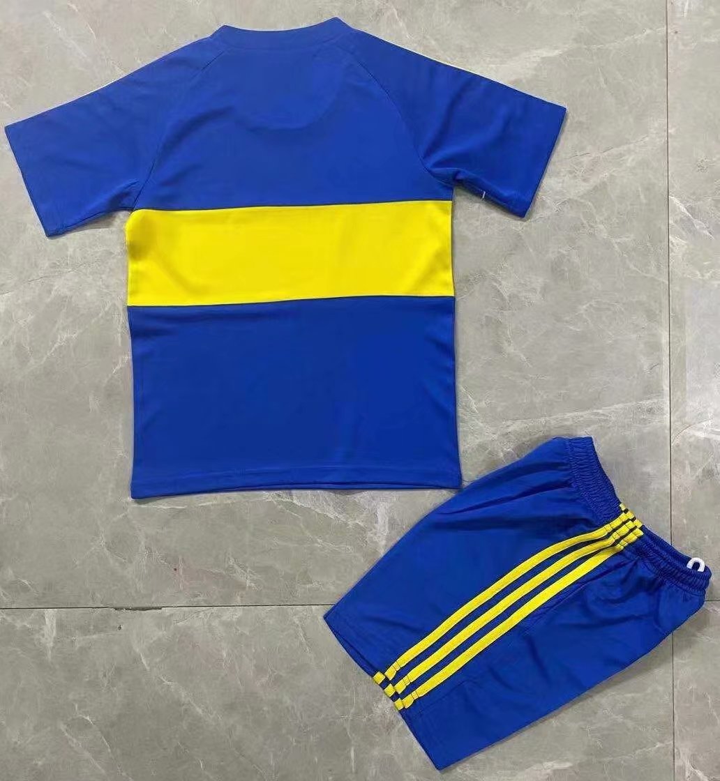 Retro Boca 1981 Kids Home Fan Version Football Jersey