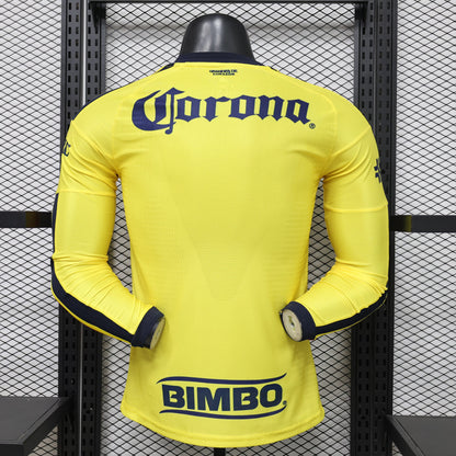 Club America Home Long Sleeve Player Jersey 2026-2027