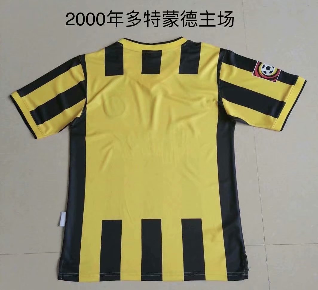 Retro Borussia Dortmund 2000 Home Football Jersey