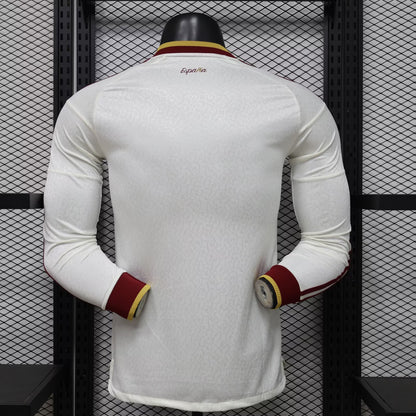 Spain 2026/2027 Away Long Sleeve Player Version Football Jersey