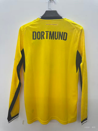 Borussia Dortmund 2026/2027 Home Long Sleeve Fan Version Football Jersey