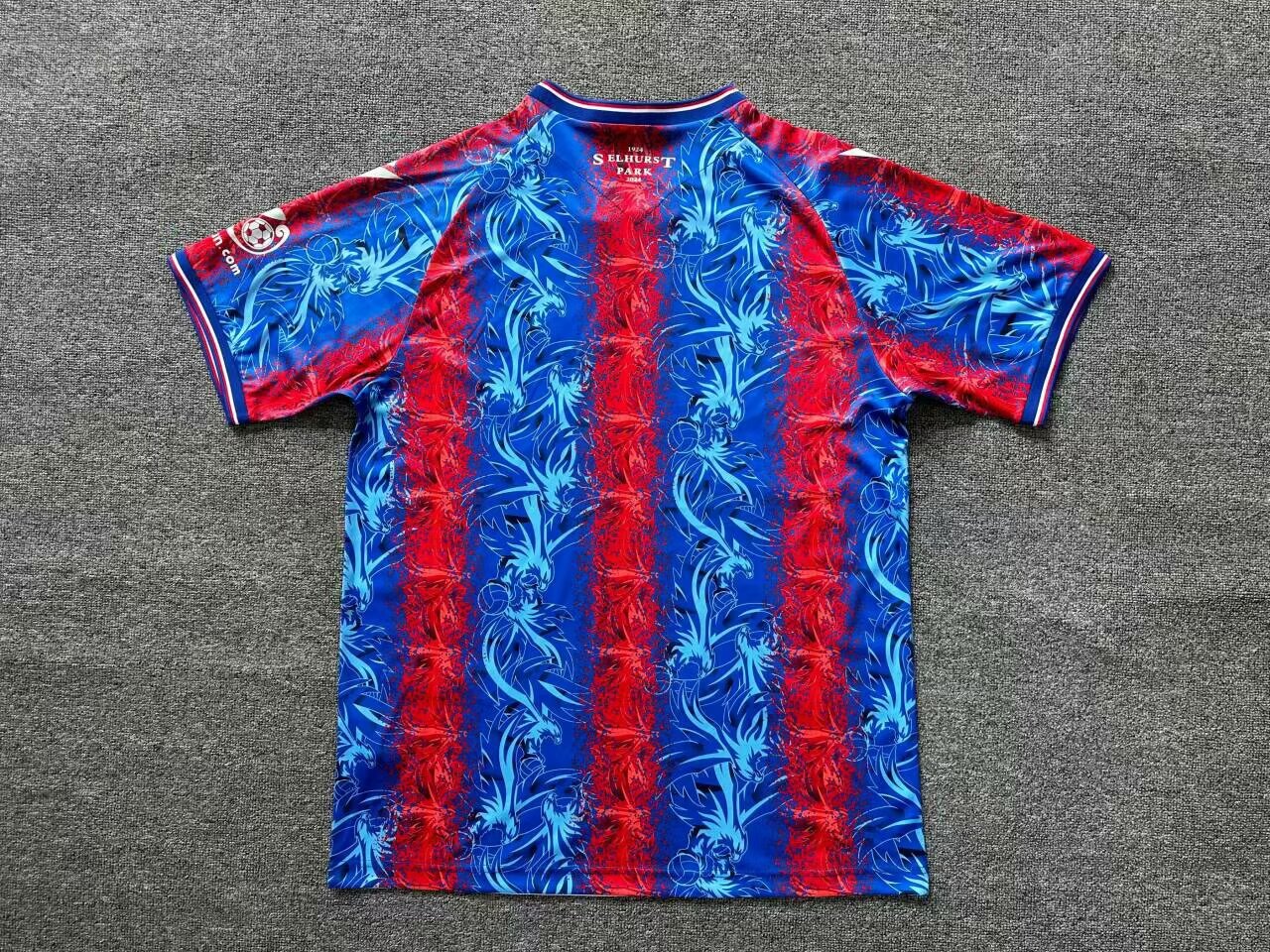 Crystal Palace 2024/2025 Home Fan Version Football Jersey