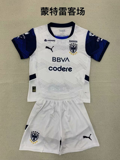 Monterrey 2024/2025 Kids Away Football Jersey