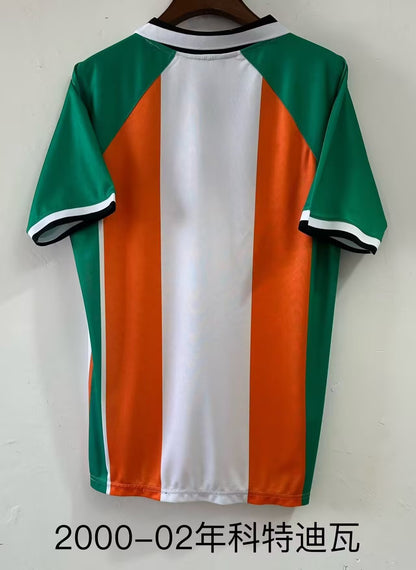 Retro Cote dIvoire 2000/2002 Home Fan Version Football Jersey