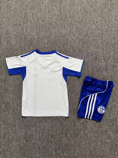 Schalke 04 2025/2026 Kids Away Fan Version Football Jersey