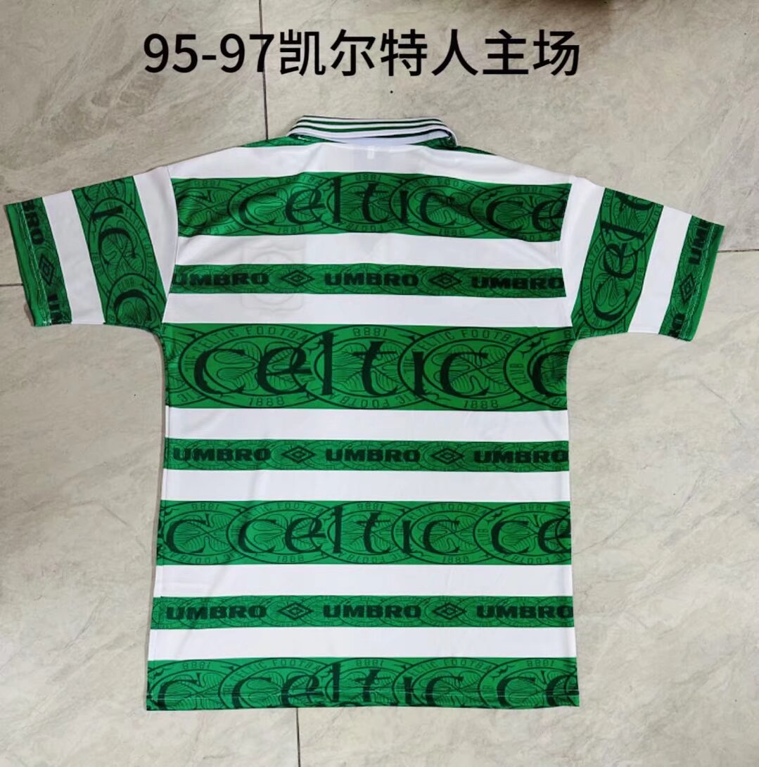 Retro Celtic 1995/1997 Home Football Jersey