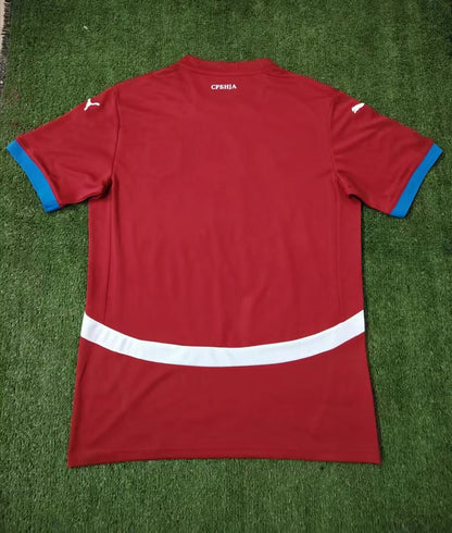 Serbia 2024/2025 Home Fan Version Football Jersey