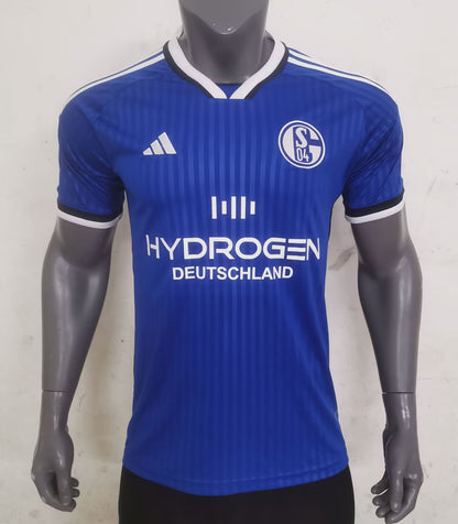Schalke 04 2023/2024 Home Fan Version Football Jersey