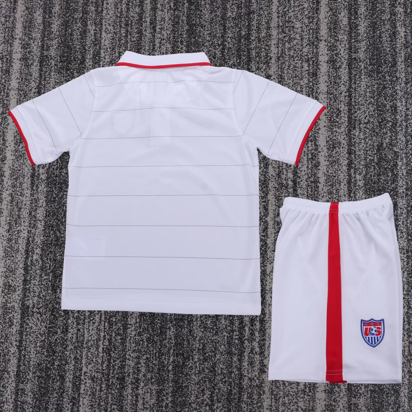 Retro USA 2014 Kids Home Fan Version Football Jersey