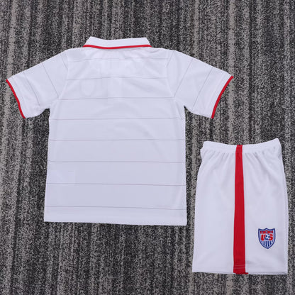 Retro USA 2014 Kids Home Fan Version Football Jersey