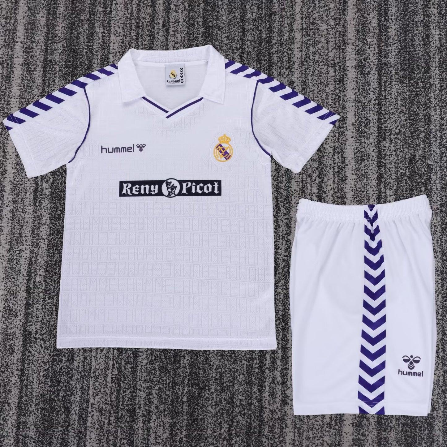 Retro real madrid 1988/1990 Kids Home Football Jersey