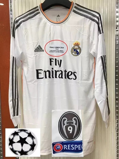 Retro real madrid 2013/2014 Home Player Version Football Jersey