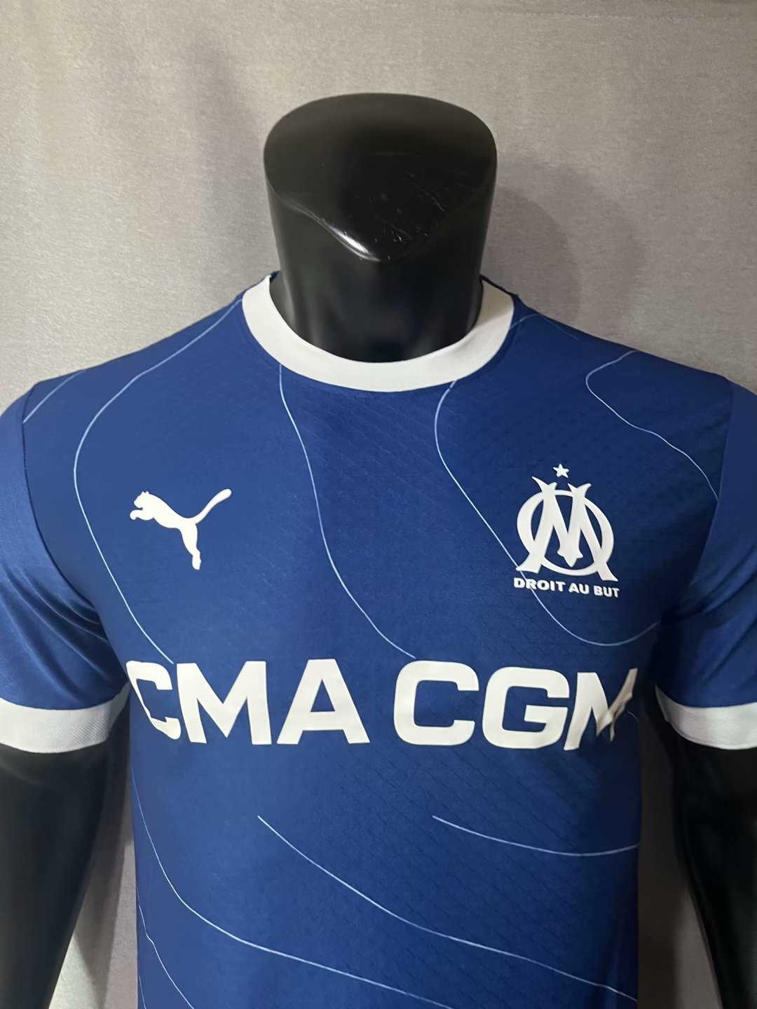 Marseille 2023/2024 Away Player Version Football Jersey