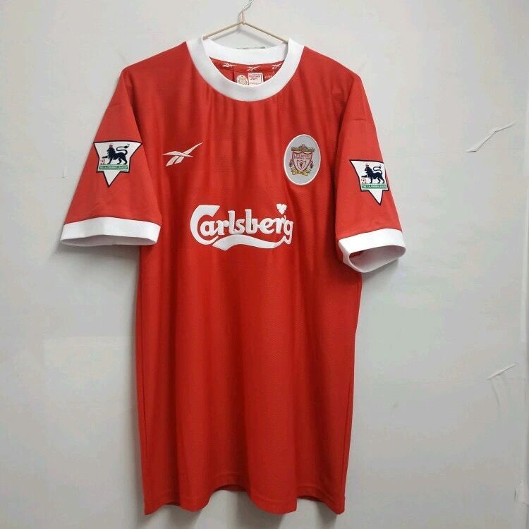 Retro Liverpool 1998 Home Football Jersey