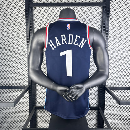 Los Angeles Clippers Blue #1 HARDEN NBA Season Jerseys 2025