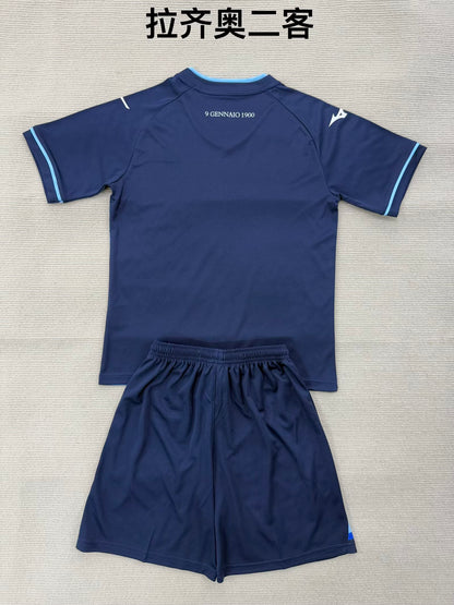 Lazio 2025/2026 Kids Away Football Jersey