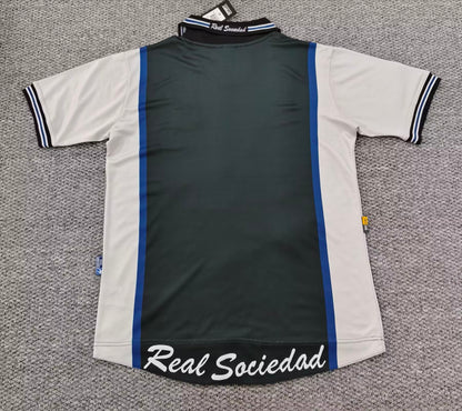 Retro Real Sociedad 2000/2002 Away Fan Version Football Jersey