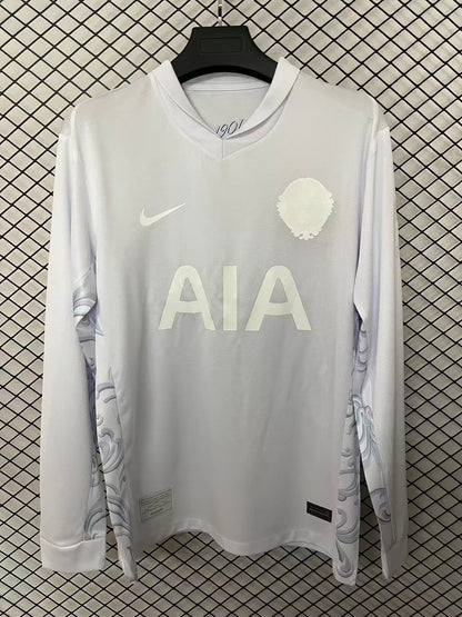Tottenham Hotspur 2025/2026 Long Sleeve Fan Version Football Jersey