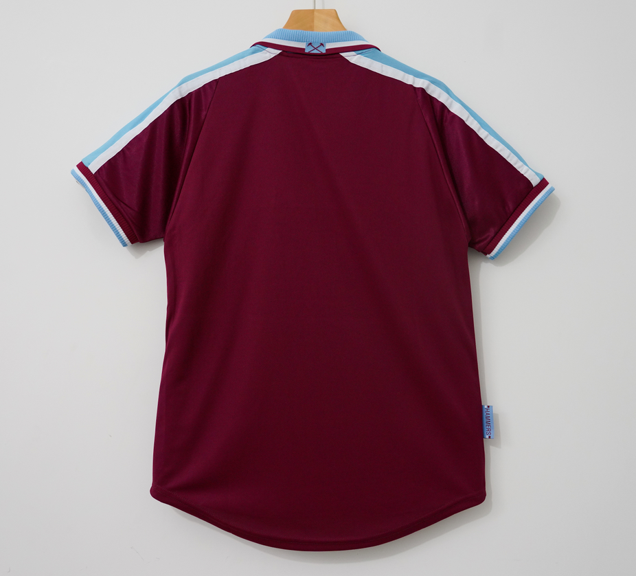 Retro West Ham United 1999/2001 Home Football Jersey
