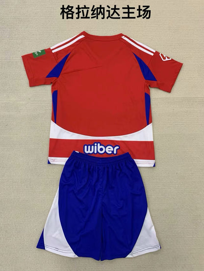 Spain-La Liga 2024/2025 Kids Home Fan Version Football Jersey