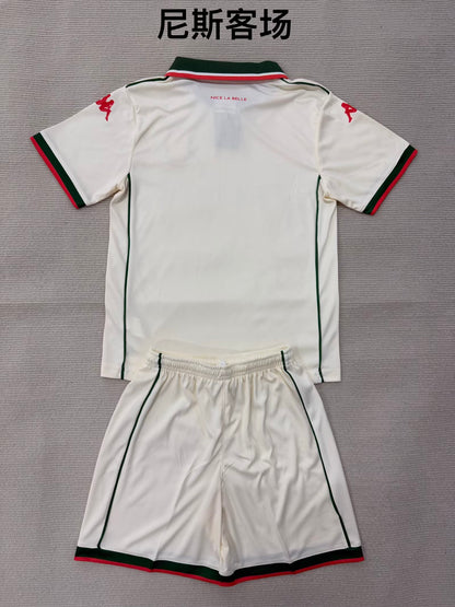 Nice 2025/2026 Kids Away Fan Version Football Jersey