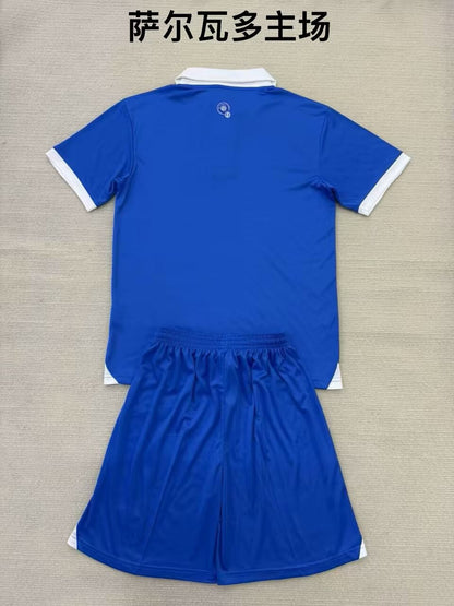 El Salvador 2025/2026 Kids Home Fan Version Football Jersey