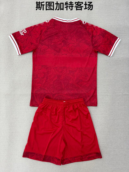 Stuttgart 2025/2026 Kids Away Football Jersey