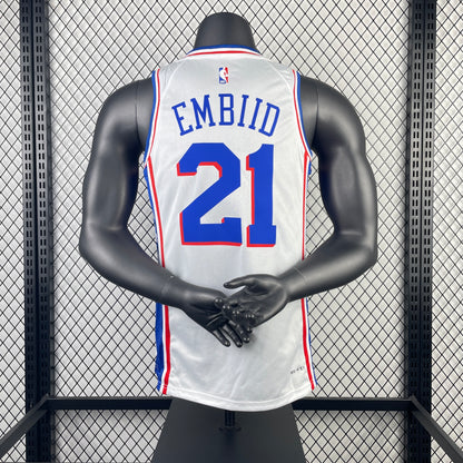 Philadelphia 76ers 2023 Home Football Jersey