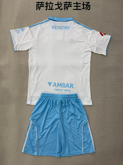 Real Zaragoza 2025/2026 Kids Home Football Jersey