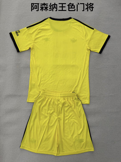 Arsenal 2025/2026 Kids Goalkeeper Fan Version Football Jersey