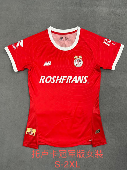 Toluca 2026/2027 Women Home Fan Version Football Jersey