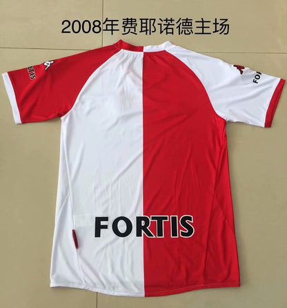 Retro Feyenoord Rotterdam 2008 Home Fan Version Football Jersey