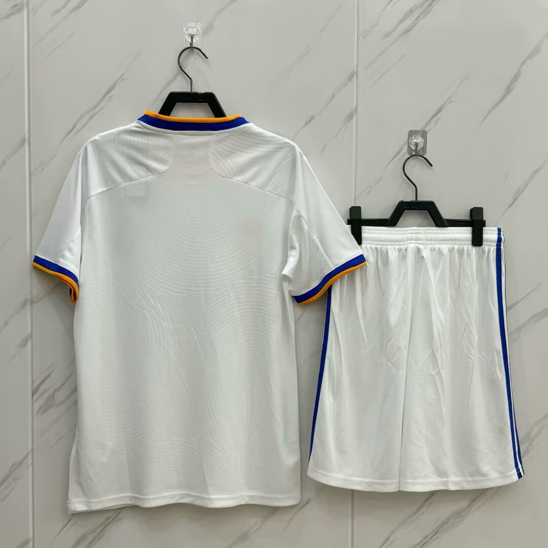 Real Madrid 2021/2022 Home Fan Version Football Jersey