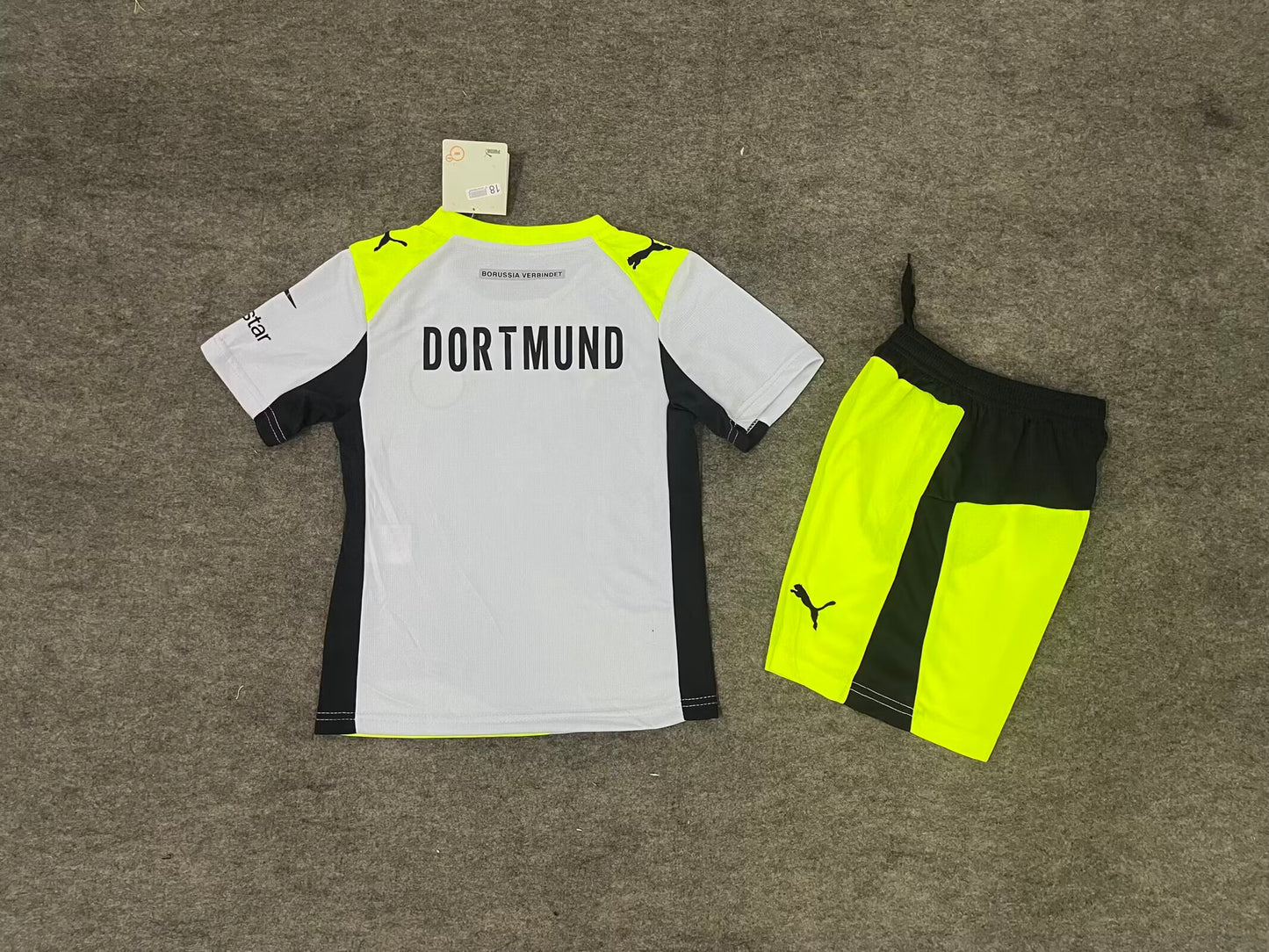 Borussia Dortmund 2025/2026 Kids Away Football Jersey