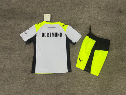 Borussia Dortmund 2025/2026 Kids Away Football Jersey
